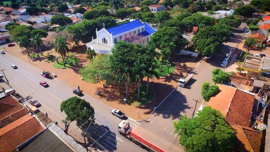 Cidade de Iguaraçu, no Norte do Paraná