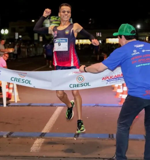 Edson Emídio ficou em 5º lugar na corrida de 10 km em Apucarana