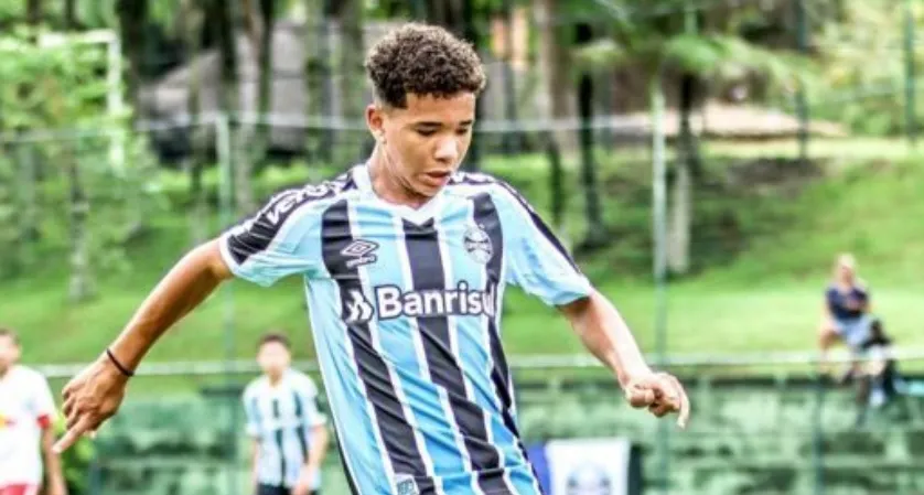 Mateus Apucarana foi destaque em competição sub-14 pelo Grêmio