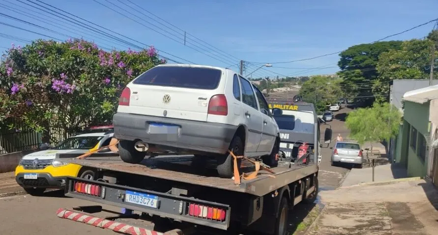 O furto aconteceu em frente à casa da proprietária