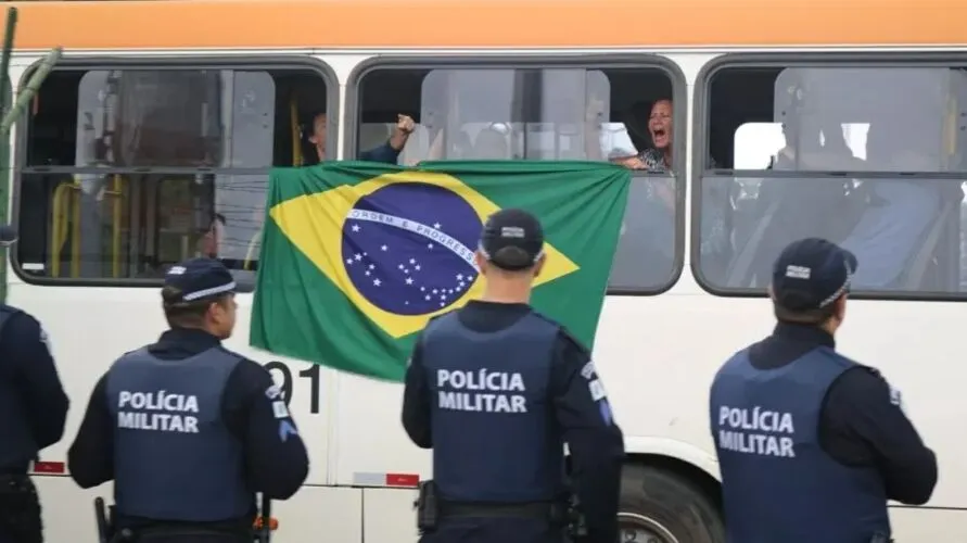 Os presos bolsonaristas estão separados dos demais detentos