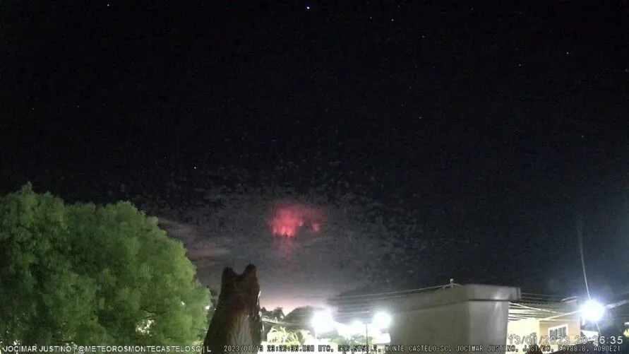 Os registros feitos no último dia 13 e que agora circulam nas redes foram feitos pelas lentes do astrônomo  Jocimar Justino