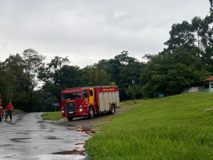 Princípio de incêndio foi registrado na tarde desta quinta (2), no Parque Industrial Oeste