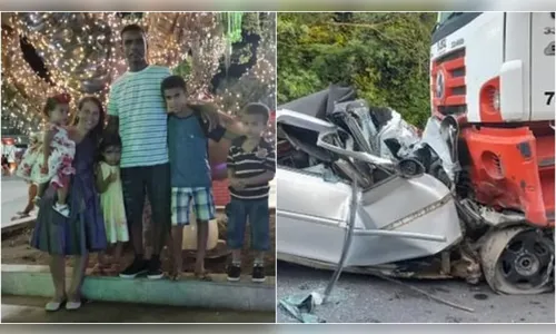 Grave acidente na BR-101 causa a morte de pai, mãe e quatro filhos
