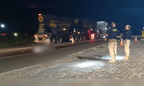 Idoso morre atropelado na BR-277 no PR; motoristas fugiram do local