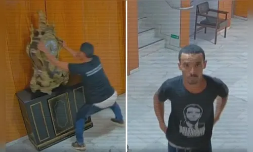 Homem que destruiu relógio de Dom João VI é preso pela PF