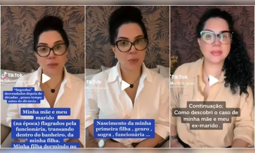 Psicóloga choca internet ao revelar caso entre sua mãe e ex-marido