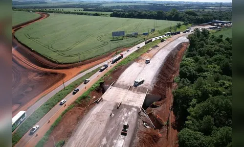 Duplicação da BR-277 em Cascavel alcança 63% de conclusão