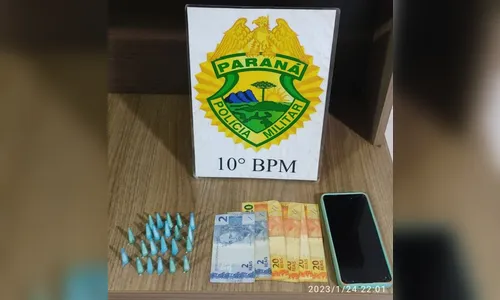 Jovens são flagrados com cocaína na Vila Reis; PM fez a prisão