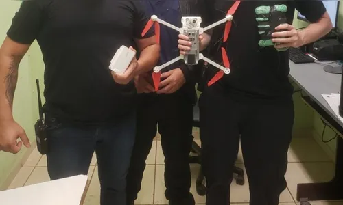 Drone que levava drogas é abatido ao sobrevoar penitenciária no Paraná