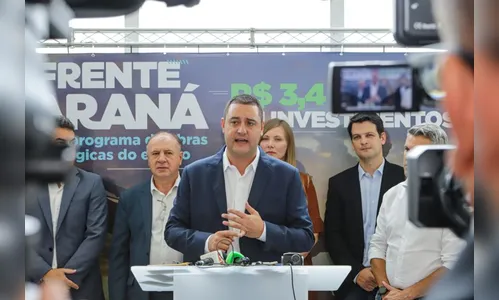 Ratinho Junior  anuncia pacote de obras de R$ 3,4 bilhões