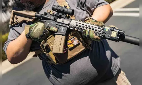 Com réplica de fuzil, jogadores de airsoft são confundidos, na região