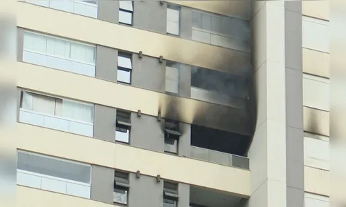 Incêndio atinge apartamento em Londrina e moradores deixam prédio