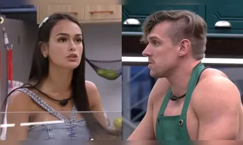Larissa e Cristian batem boca sobre Queridômetro: 'Falso é você'