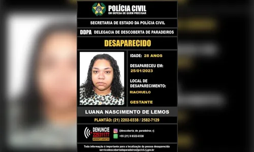 Investigação: grávida desaparece no dia em que realizaria cesárea