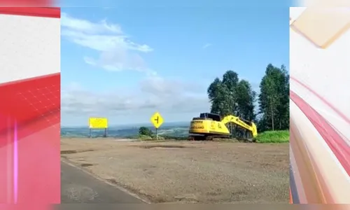 Obras chamam a atenção na PR-170 nesta quarta; entenda