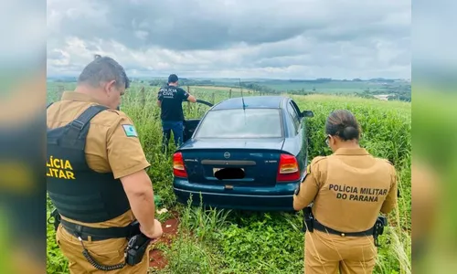 Carro de família roubado em ação violenta em Apucarana é encontrado