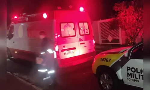 Samu atende vítima de tentativa de homicídio em Apucarana