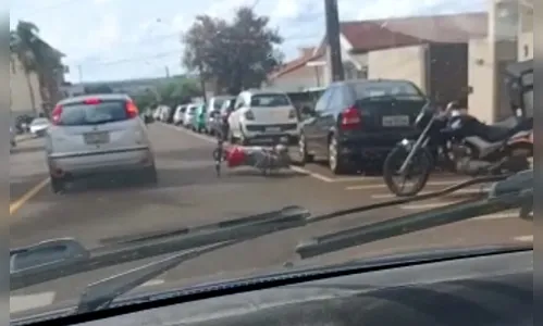 Moto furtada em Ivaiporã se envolve em acidente em Campo Mourão