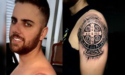 Zé Neto faz primeira tatuagem e escolhe oração: “Para afastar o mal”