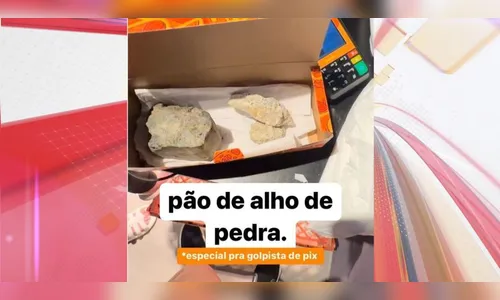 Vídeo: cliente de lanchonete envia Pix falso e recebe pedras, em SC