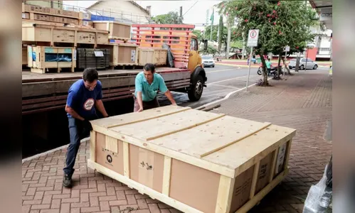 Casa da Cultura recebe equipamentos para instalação de elevador