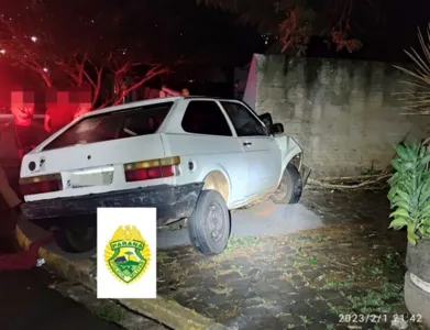 O homem ficou ferido e foi encaminhado para o Hospital da Providência