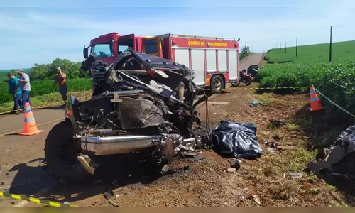 Veículo com placas de Arapongas se envolve em acidente fatal no Paraná