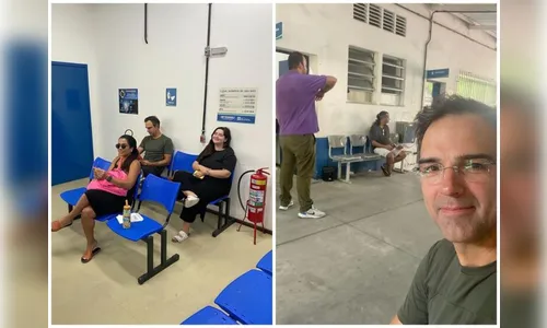 Tadeu Schmidt acompanha o BBB23 na fila do Detran; entenda