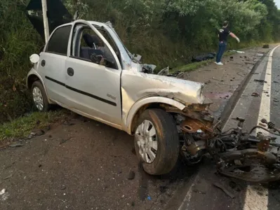 Um motorista de 40 anos morreu no acidente