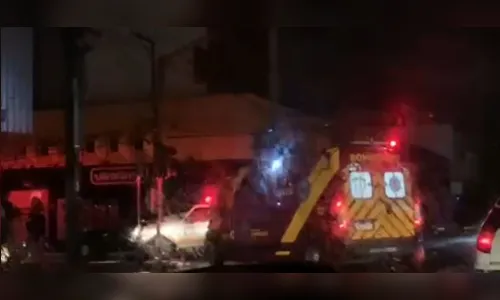Acidente no centro de Apucarana deixa uma pessoa ferida