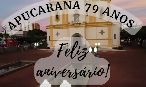 Veja homenagem feita em comemoração aos 79 anos de Apucarana