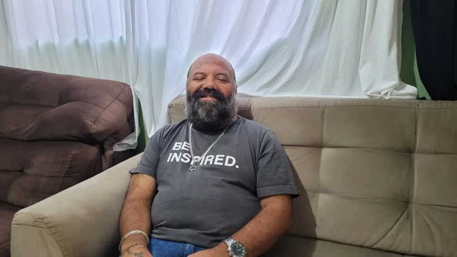 Alexandro Aparecido dos Santos, 50 anos, incentiva a doação de órgãos