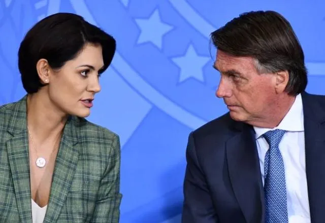 Michelle Bolsonaro e Jair Bolsonaro