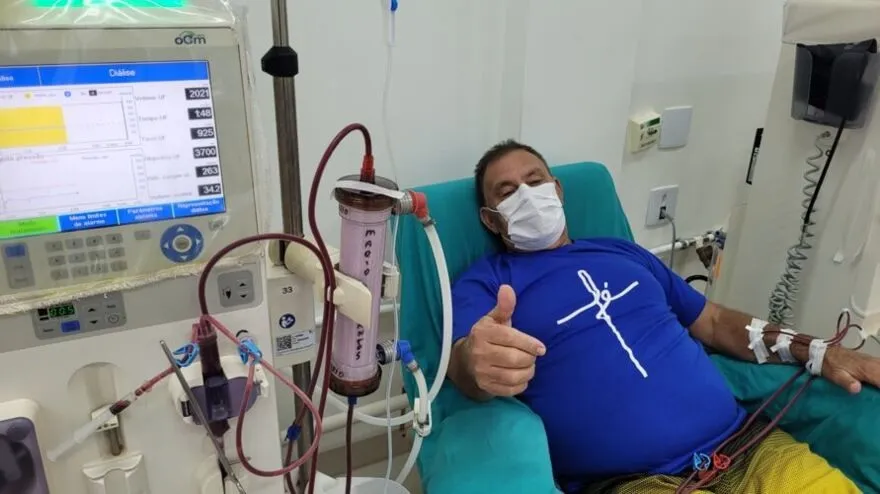 O apucaranense Mário dos Santos, 63 anos, recebeu alta hospitalar na manhã deste sábado (18)