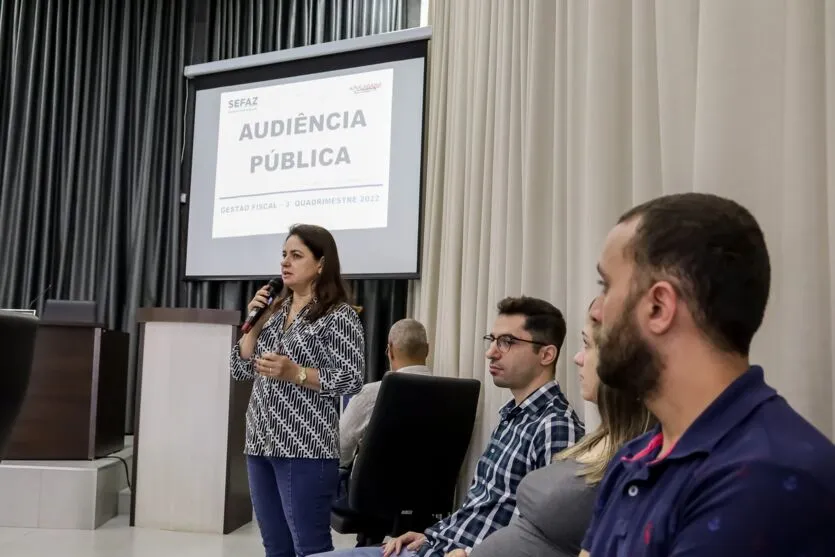 Os dados referentes aos últimos quatro meses de 2022 foram apresentados pela secretária Municipal da Fazenda, Sueli Pereira.