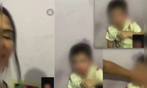Vídeo: mulher é presa por agredir filho de 3 anos durante videochamada