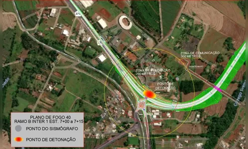 Nova detonação de rochas será realizada em Jandaia do sul nesta quarta