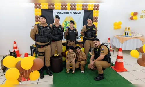 Polícia Militar marca presença e alegra aniversário no Vale do Ivaí