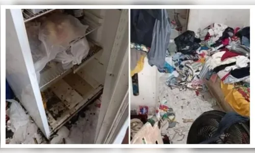 PM resgata criança de 2 anos e bebê de 6 meses em casa cheia de lixo