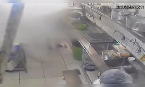 Mulher morre no seu 1º dia de trabalho após panela de pressão explodir