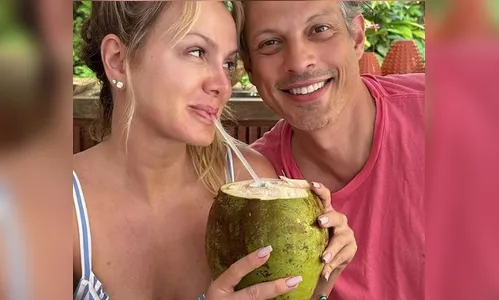 Eliana faz publicação rara com fotos do marido