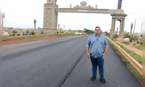 Acostamento dos portais turísticos de Lunardelli recebem recape