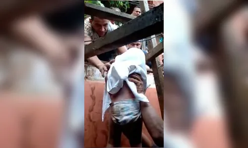 Bebê é resgatado em meio a escombros após temporal em São Paulo