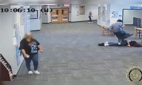 Aluno espanca professora depois de ter videogame retirado durante aula