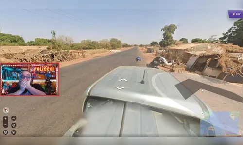 Carro do Google Maps atropela motociclista e imagem viraliza; veja