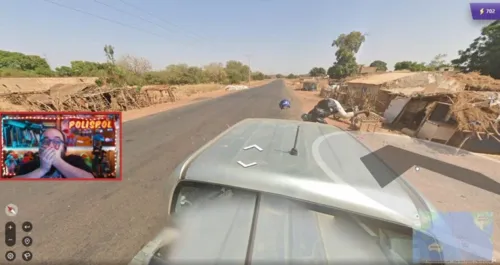Capturado em 2021 em uma estrada do Senegal, acidente envolvendo veículo do Google só viralizou agora