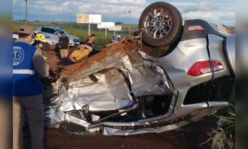 Acidente grave com dois veículos é registrado na PR-323 em Cianorte