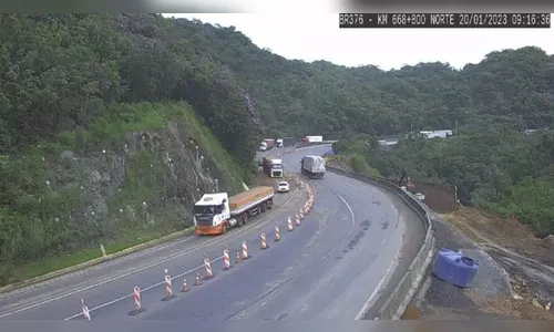 BR-376 voltará a ser totalmente interditada, informa a PRF