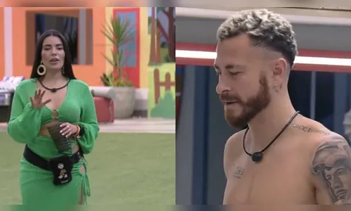 Fred detona Dania sem nem uma hora desde que chegou na casa do BBB